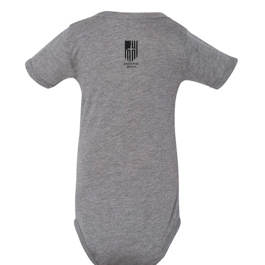 All Because Two People Said "Screw It!" Baby Onesie - Faith Forged Designs