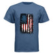 Freedom Distressed American Flag Patriotic T-Shirt - Faith Forged Designs