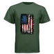 Freedom Distressed American Flag Patriotic T-Shirt - Faith Forged Designs