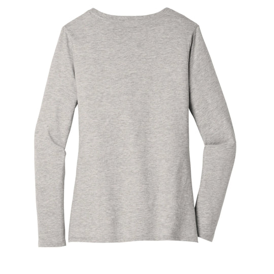 "Forged by Faith" Women's Long Sleeve V-Neck Inspirational Christian T-Shirt - Faith Forged Designs