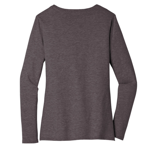 "Forged by Faith" Women's Long Sleeve V-Neck Inspirational Christian T-Shirt - Faith Forged Designs