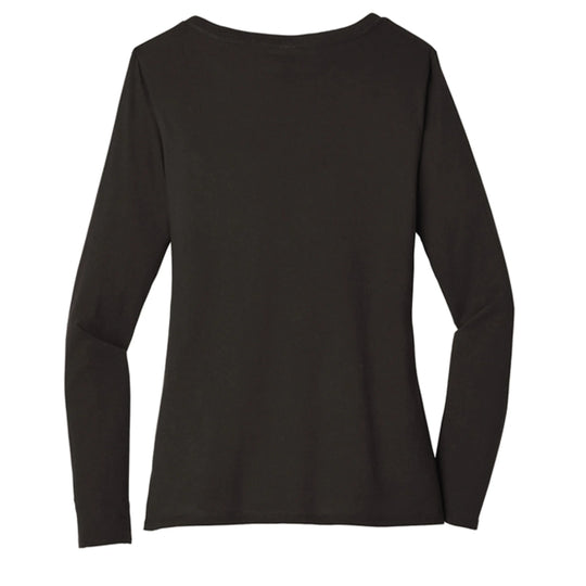 "Forged by Faith" Women's Long Sleeve V-Neck Inspirational Christian T-Shirt - Faith Forged Designs