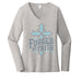 "Forged by Faith" Women's Long Sleeve V-Neck Inspirational Christian T-Shirt - Faith Forged Designs