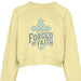 "Forged by Faith" Women's Crewneck Sweatshirt - Inspirational Christian Pullover with Sleeve Graphics - Faith Forged Designs