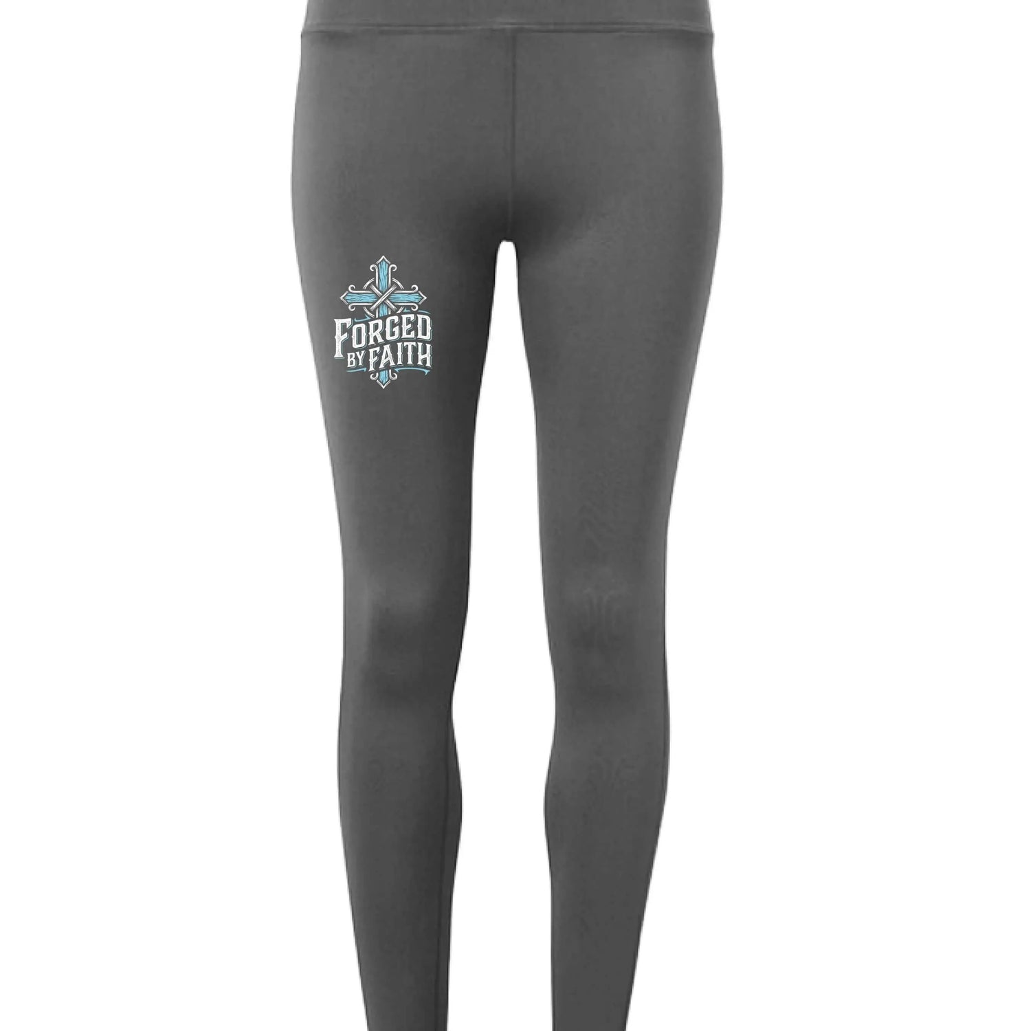 Forged by Faith High-Waisted Leggings - Faith Forged Designs