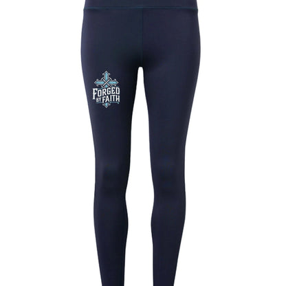Forged by Faith High-Waisted Leggings - Faith Forged Designs