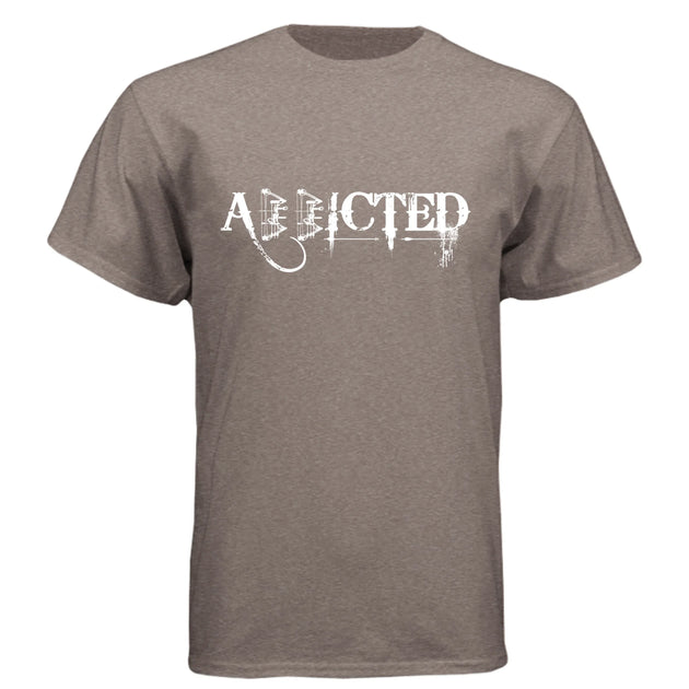 ADDICTED Bowhunter Lifestyle Graphic T-Shirt - Faith Forged Designs