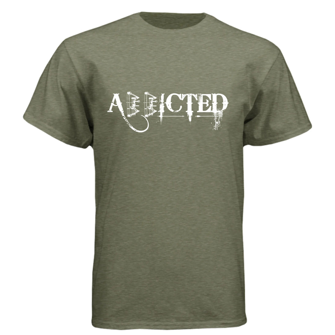 ADDICTED Bowhunter Lifestyle Graphic T-Shirt - Faith Forged Designs