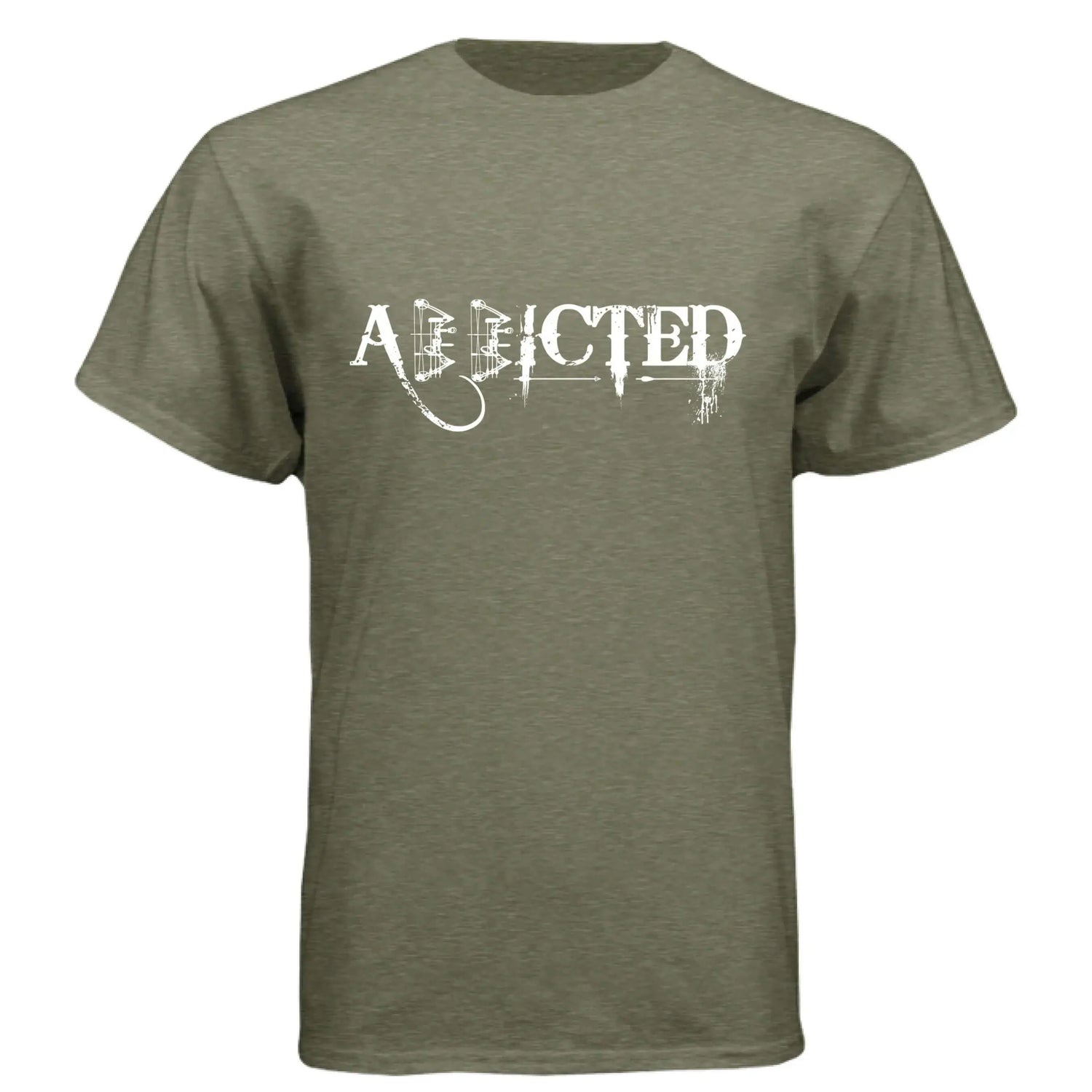 ADDICTED Bowhunter Lifestyle Graphic T-Shirt - Faith Forged Designs
