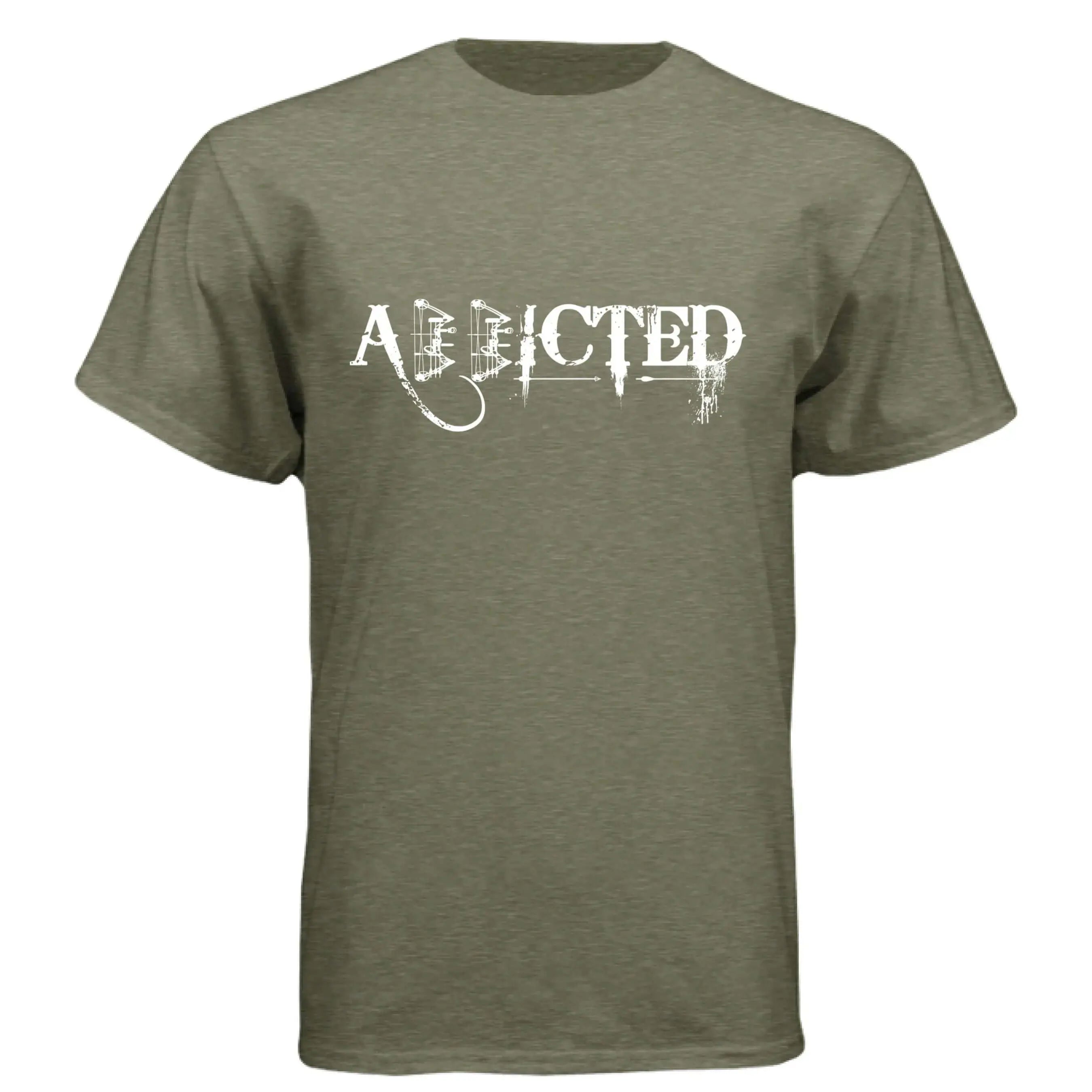 ADDICTED Bowhunter Lifestyle Graphic T-Shirt - Faith Forged Designs
