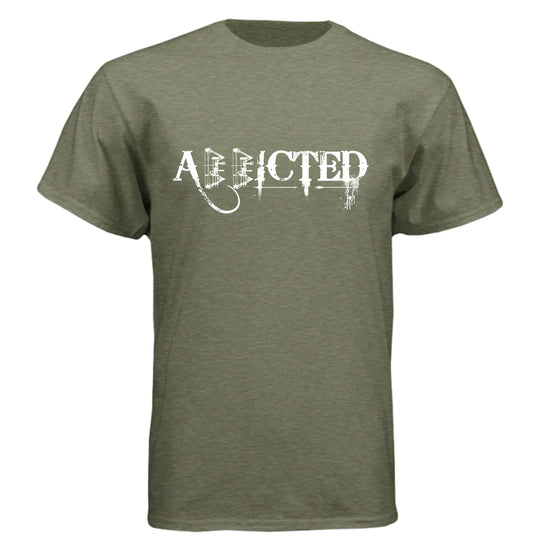 ADDICTED Bowhunter Lifestyle Graphic T-Shirt - Faith Forged Designs