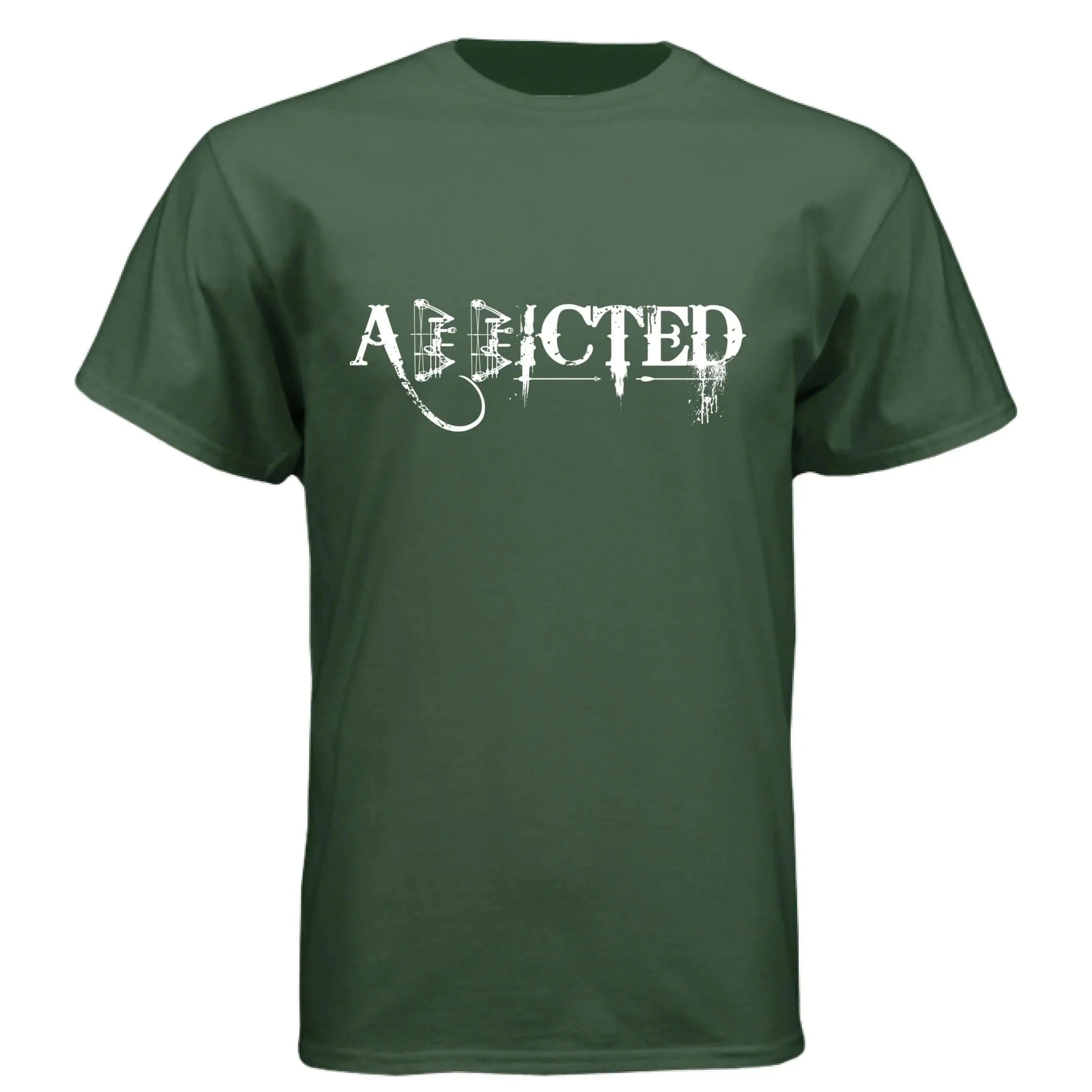 ADDICTED Bowhunter Lifestyle Graphic T-Shirt - Faith Forged Designs