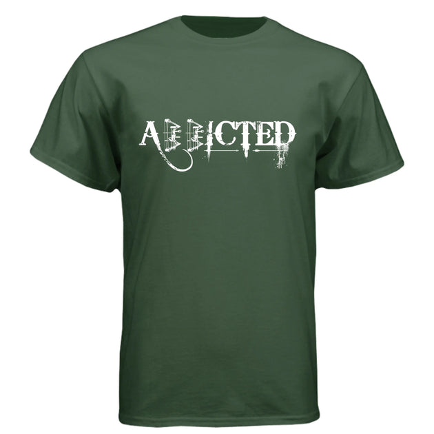 ADDICTED Bowhunter Lifestyle Graphic T-Shirt - Faith Forged Designs