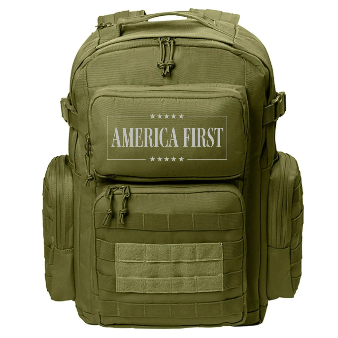 America First Tactical MOLLE Backpack - Faith Forged Designs