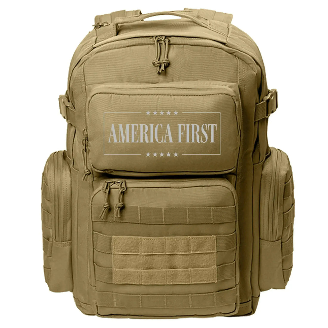 America First Tactical MOLLE Backpack - Faith Forged Designs