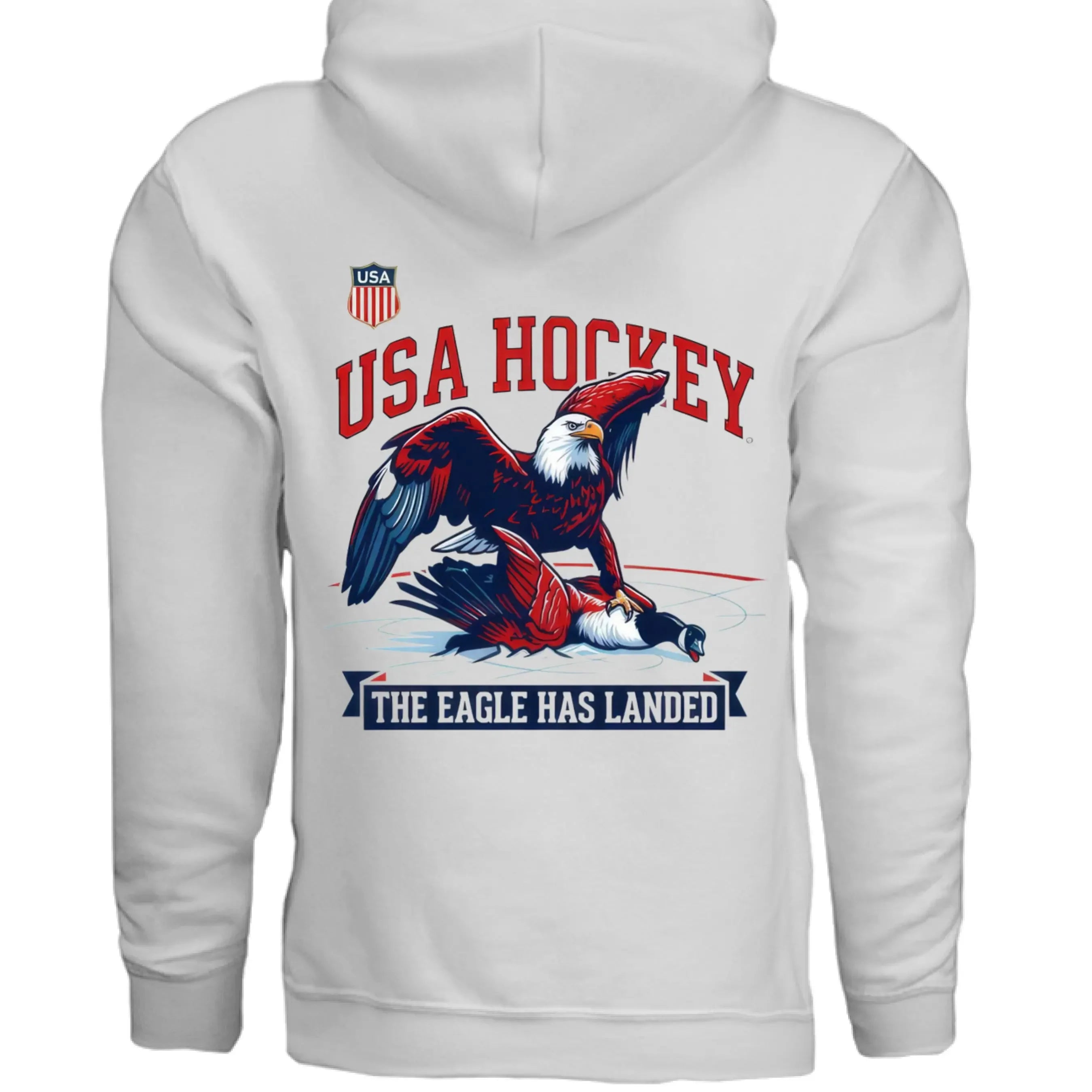 USA Hockey Victory Hoodie: The Eagle Has Landed - Faith Forged Designs