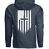 Faith & Freedom Distressed Cross Flag Hoodie - Faith Forged Designs