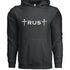 Trust God 3 Nail Cross Hoodie - Faith Forged Designs