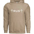 Trust God 3 Nail Cross Hoodie - Faith Forged Designs