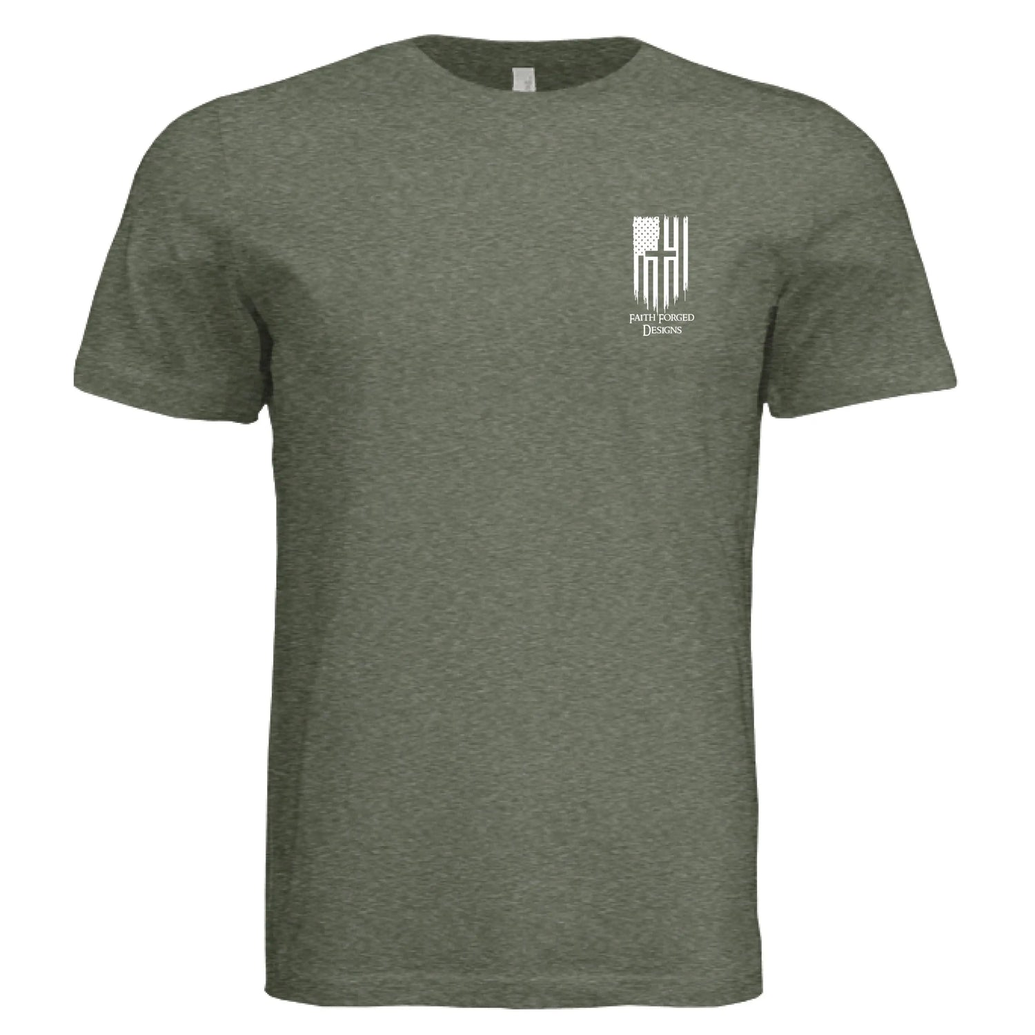 Military Green Triblend - FRONT
