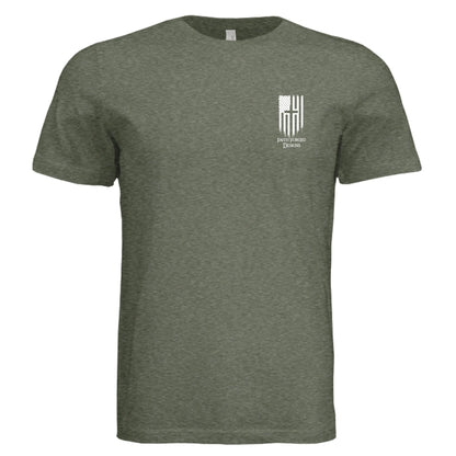 Military Green Triblend - FRONT