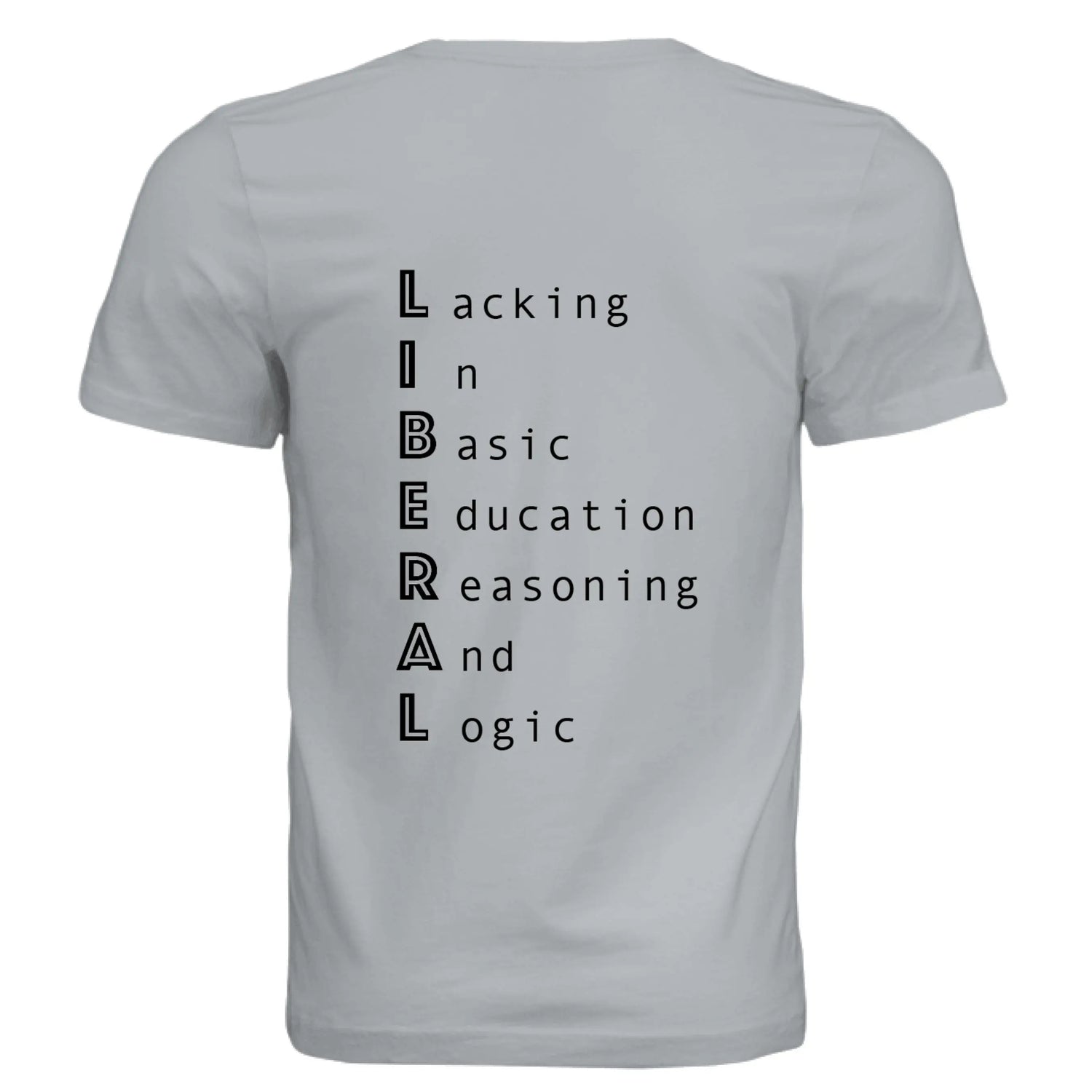 Solid Silver Triblend - BACK