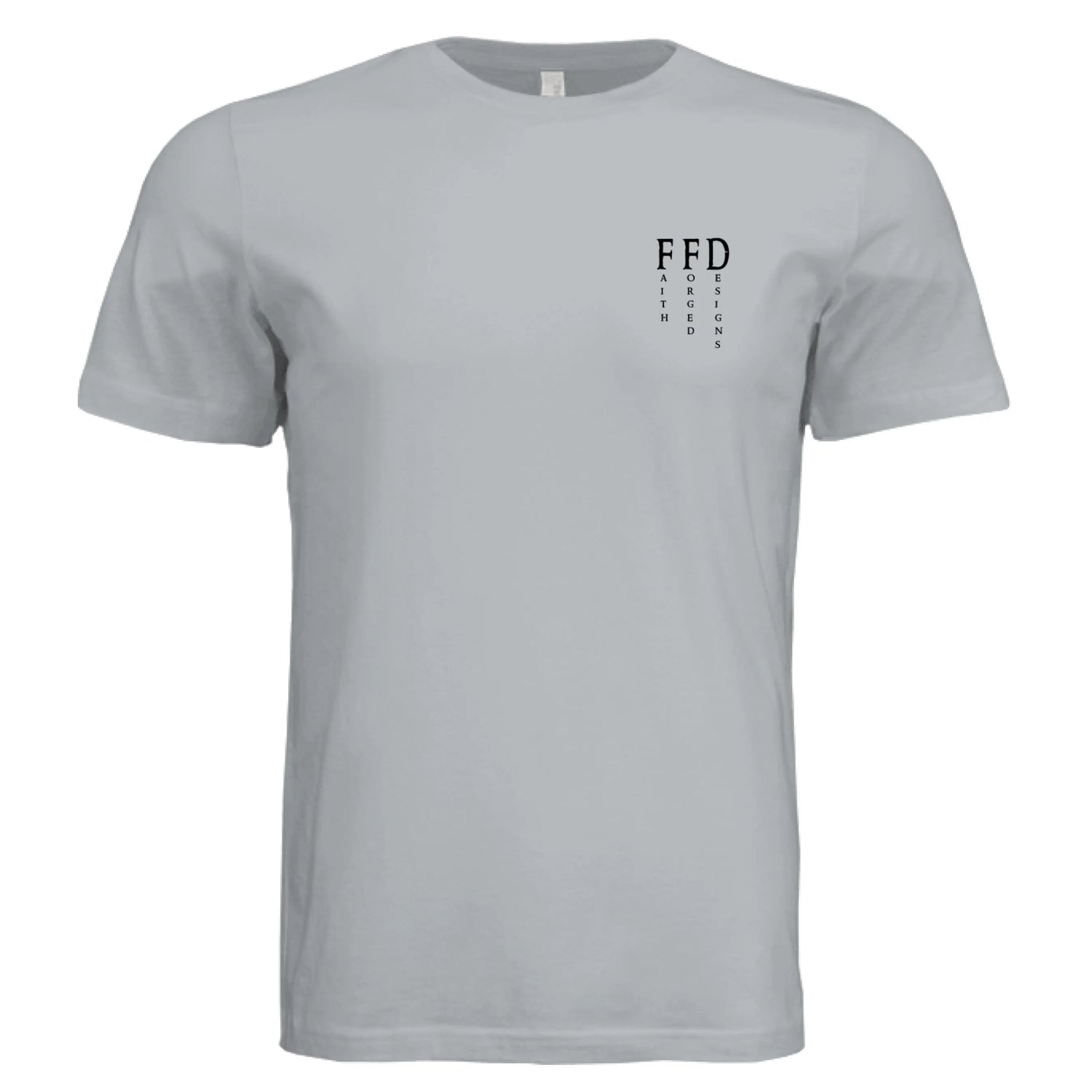 Solid Silver Triblend - FRONT