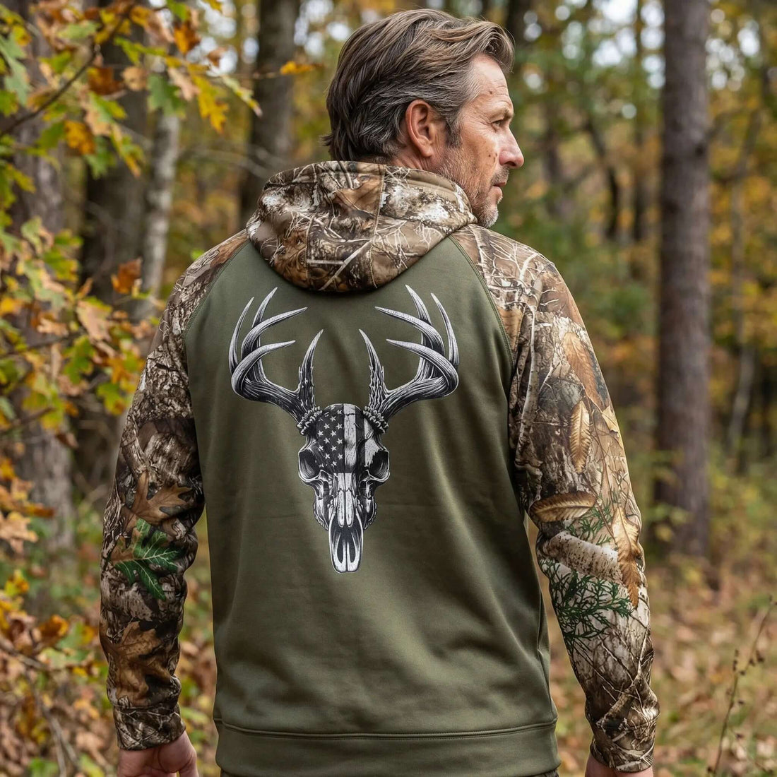 Olive Drab Green/ Realtree Edge - BACK LIFESTYLE