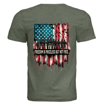 Military Green Triblend - BACK