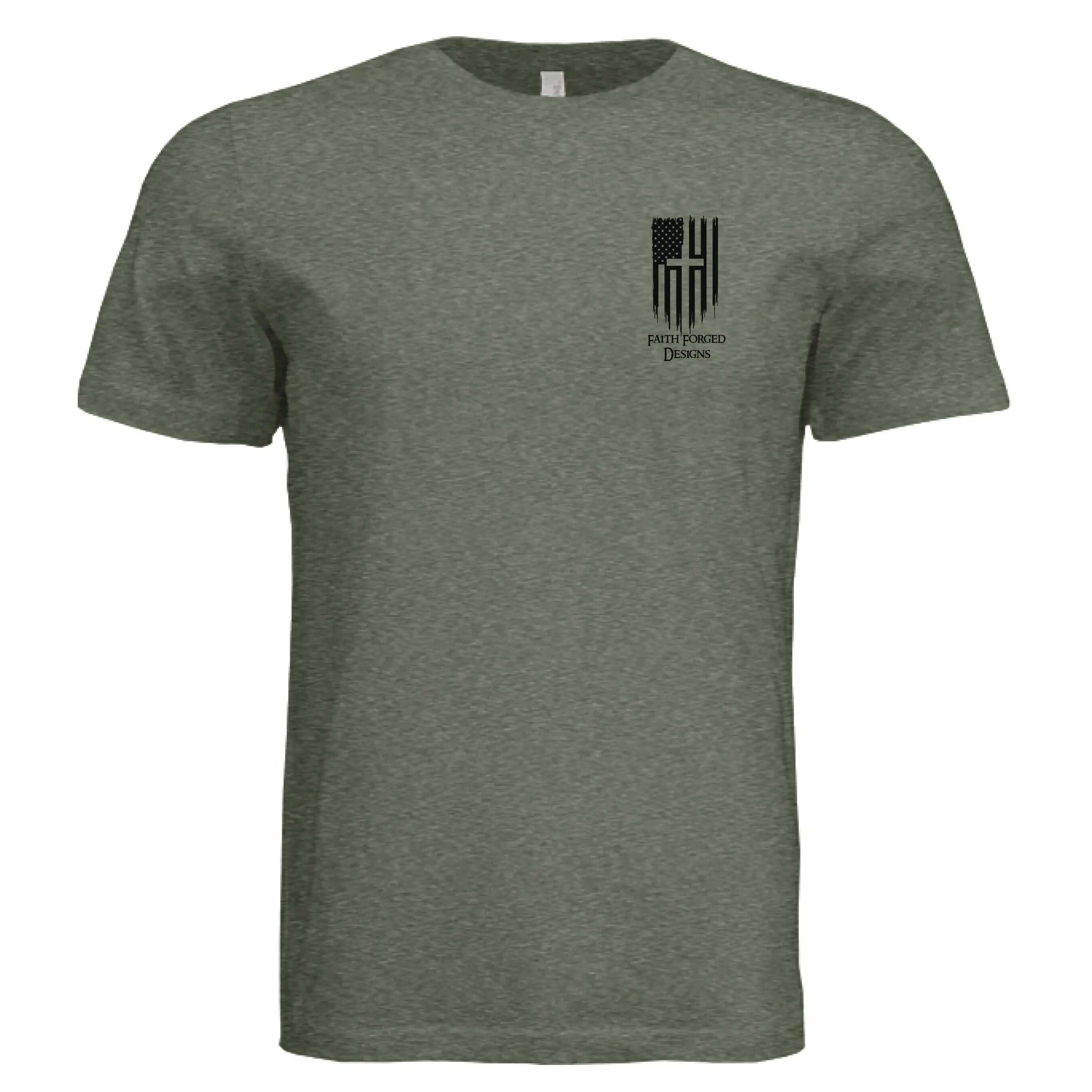 Military Green Triblend - FRONT