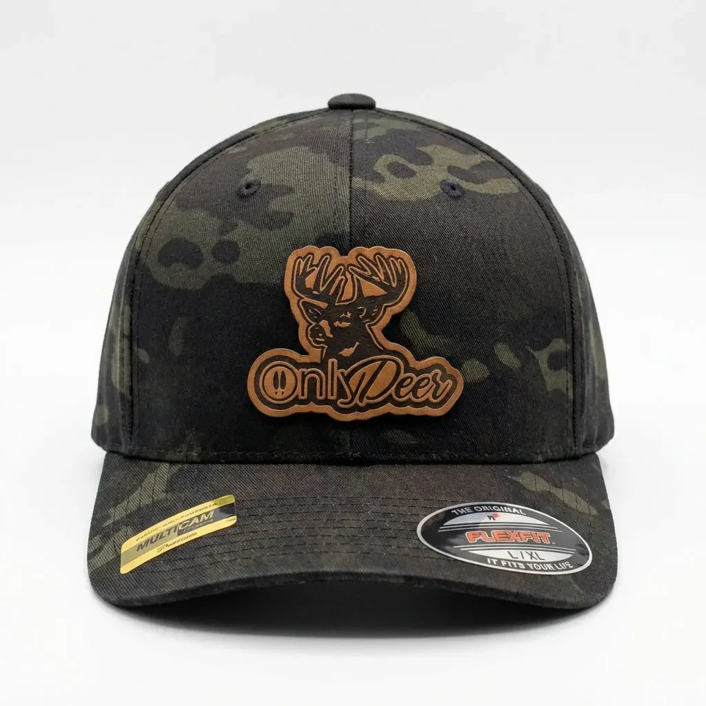 OnlyDeer Original Camo FLEXFIT Hat - Faith Forged Designs