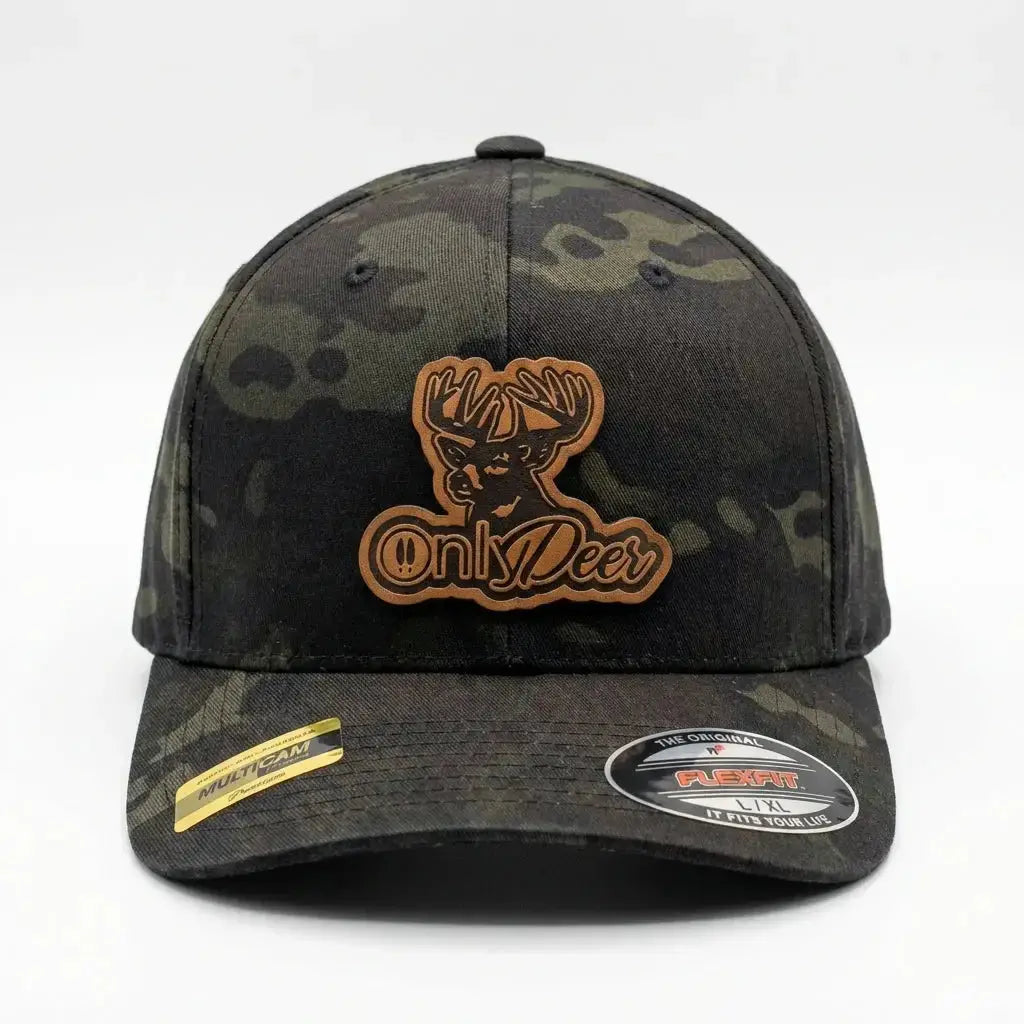 OnlyDeer Original Camo FLEXFIT Hat - Faith Forged Designs