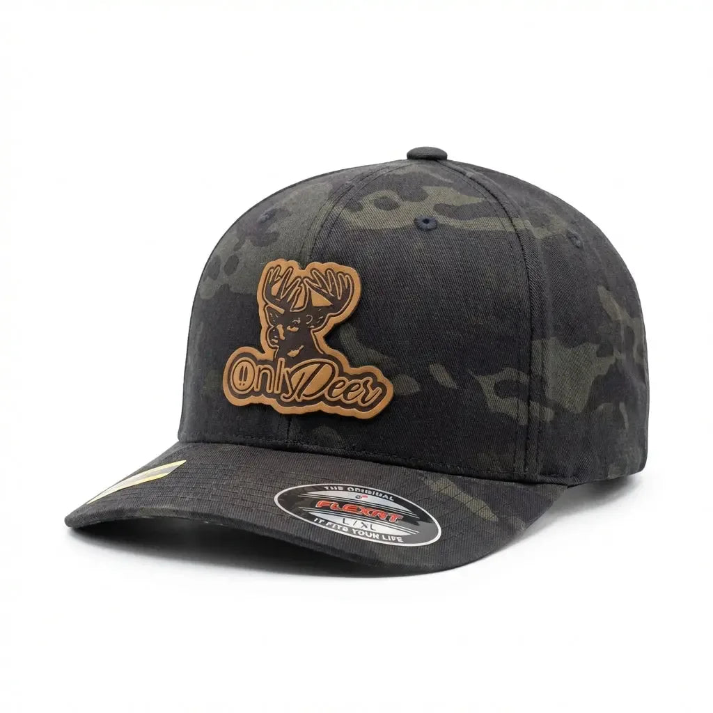 OnlyDeer Original Camo FLEXFIT Hat - Faith Forged Designs