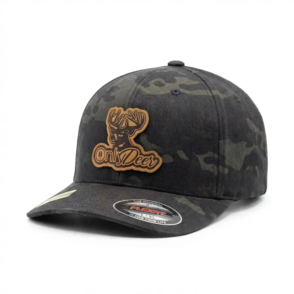OnlyDeer Original Camo FLEXFIT Hat - Faith Forged Designs