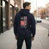 250th Anniversary Hoodie - We the People Vintage Flag 1776-2026 | USA Pride Sweatshirt - Made in USA - Faith Forged Designs